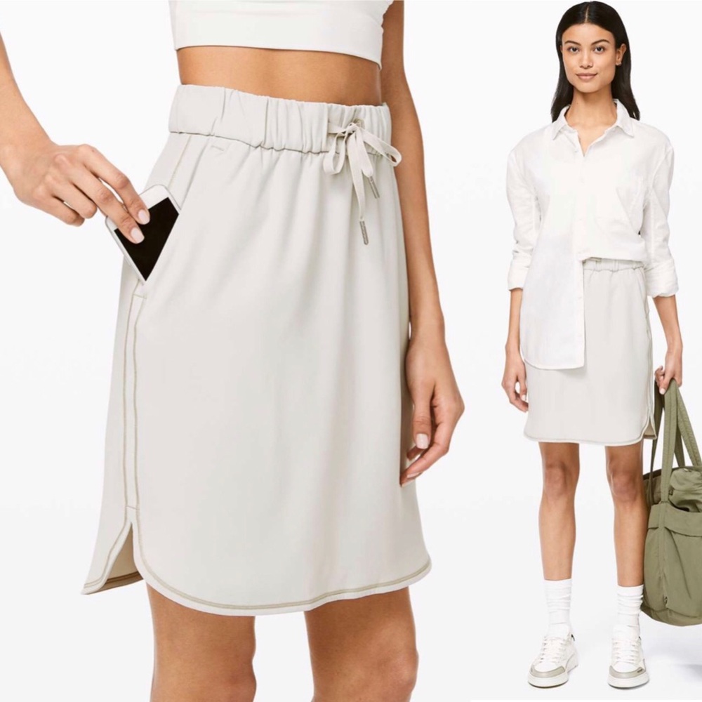 lululemon athletica Cream Skirt